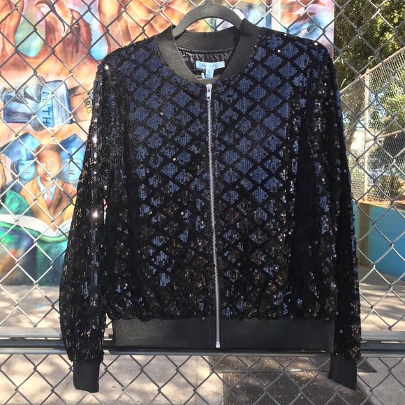 Sequins bomber jacket - Picture 4 of 6
